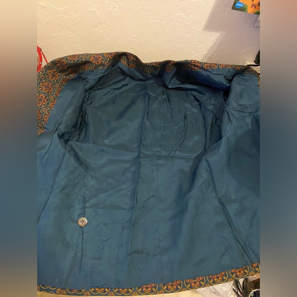 Vintage Alcott & Andrews jacquard jacket Size Small - Picture 4 of 7